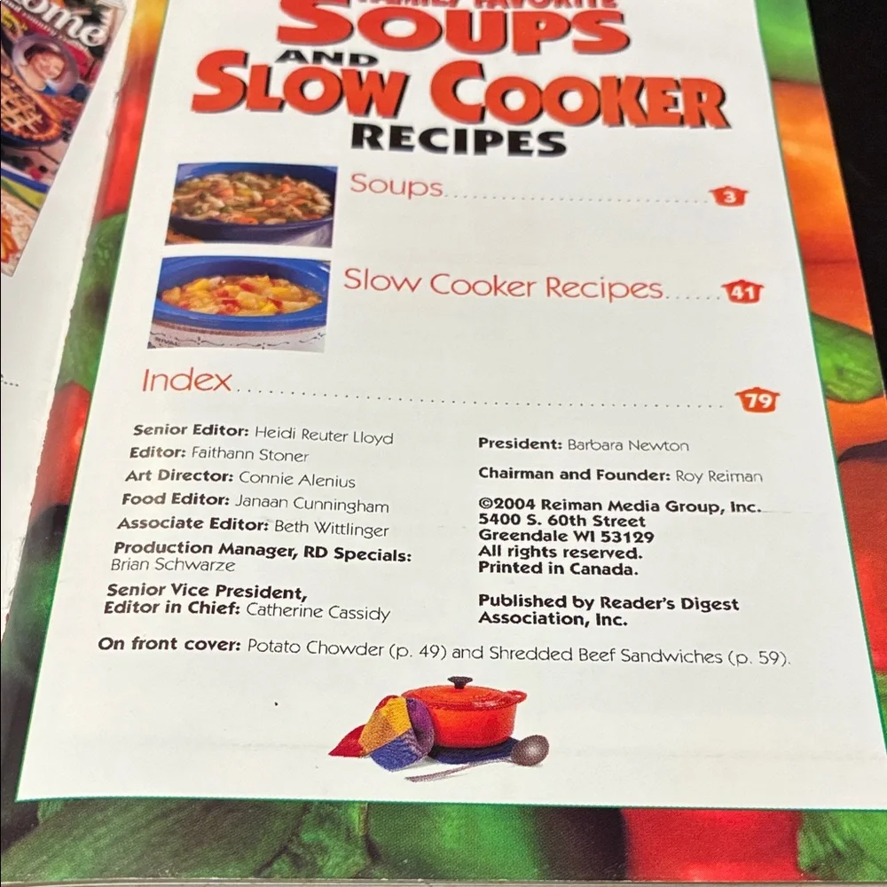 Vintage set of four cookbook magazines with assorted recipes